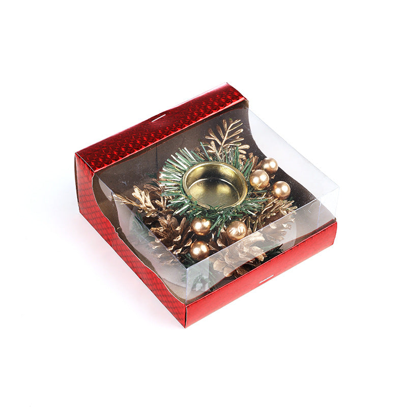 Christmas Wreath Candle Holder