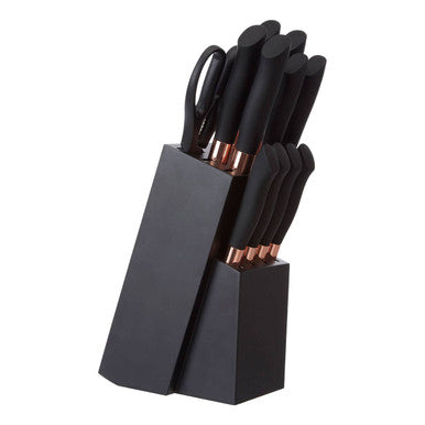 11 Piece Black Knife Set