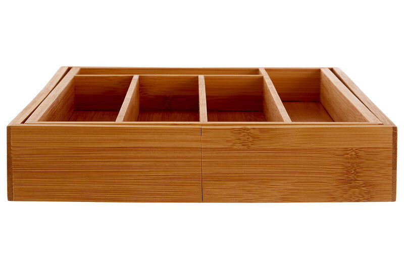Expandable Bamboo Cutlery Tray
