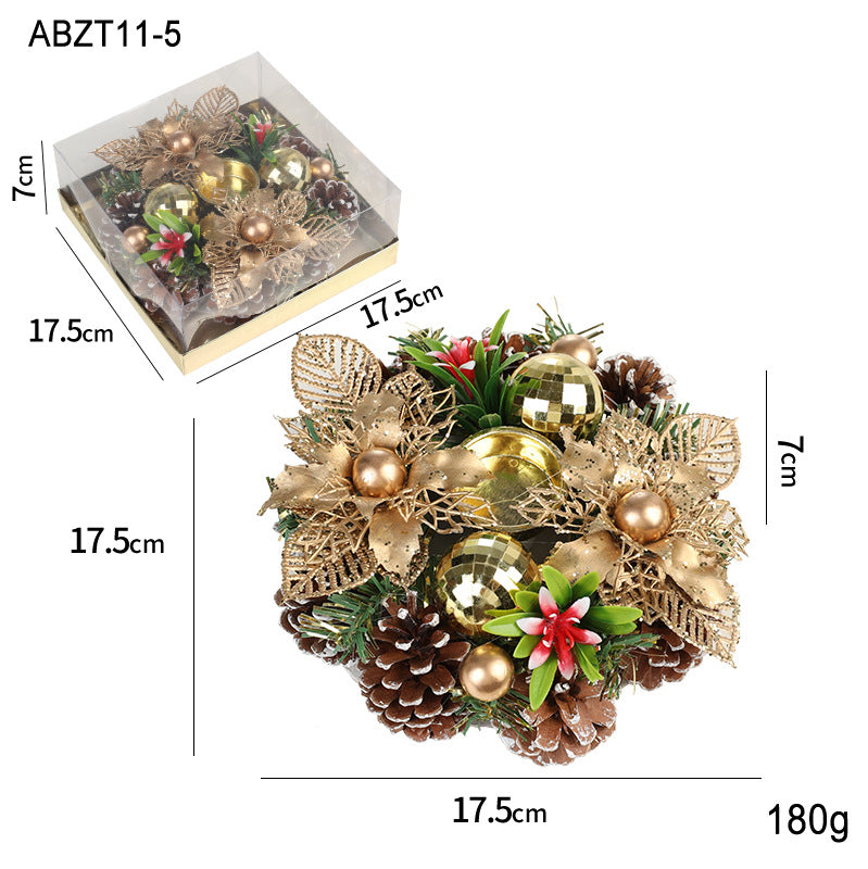 Christmas Wreath Candle Holder