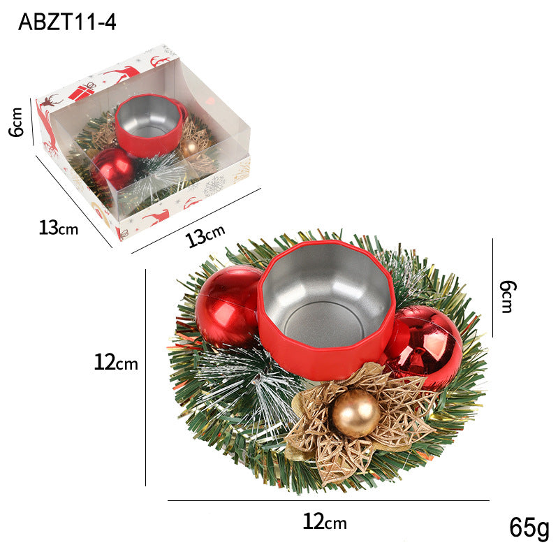 Christmas Wreath Candle Holder