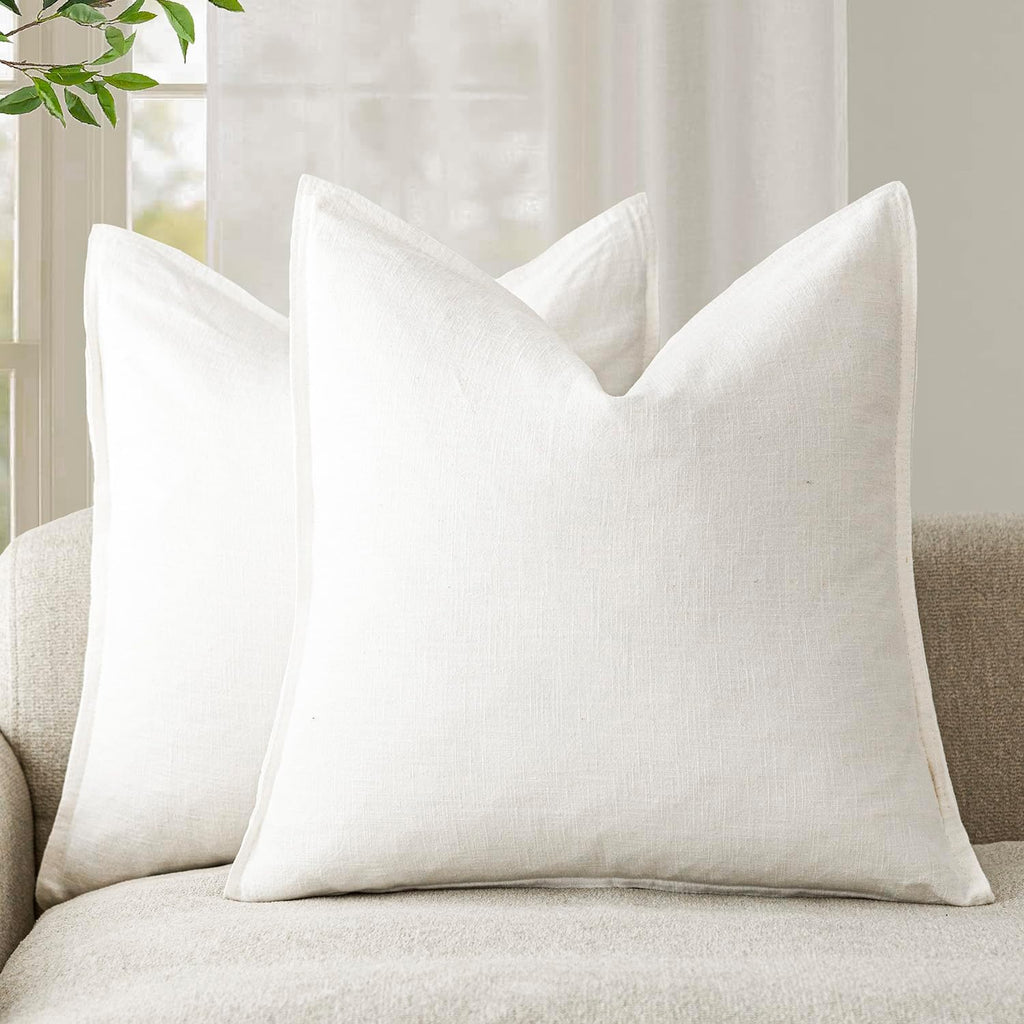 Linen-Style Cushion Covers – Set of 2
