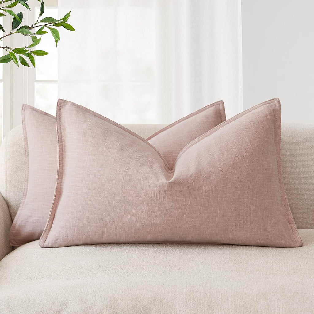 Linen-Style Cushion Covers – Set of 2