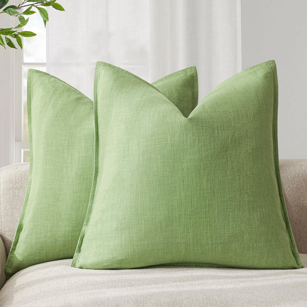 Linen-Style Cushion Covers – Set of 2
