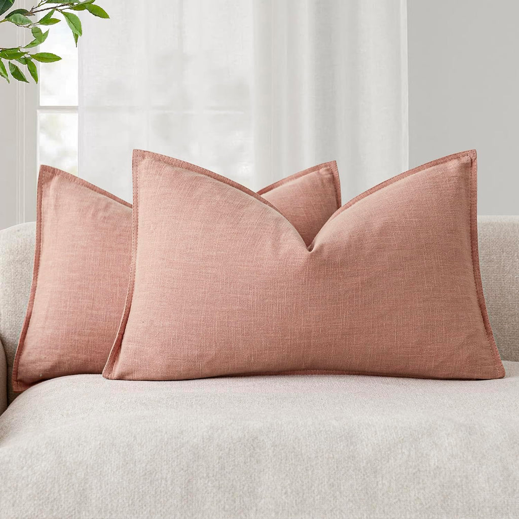 Linen-Style Cushion Covers – Set of 2