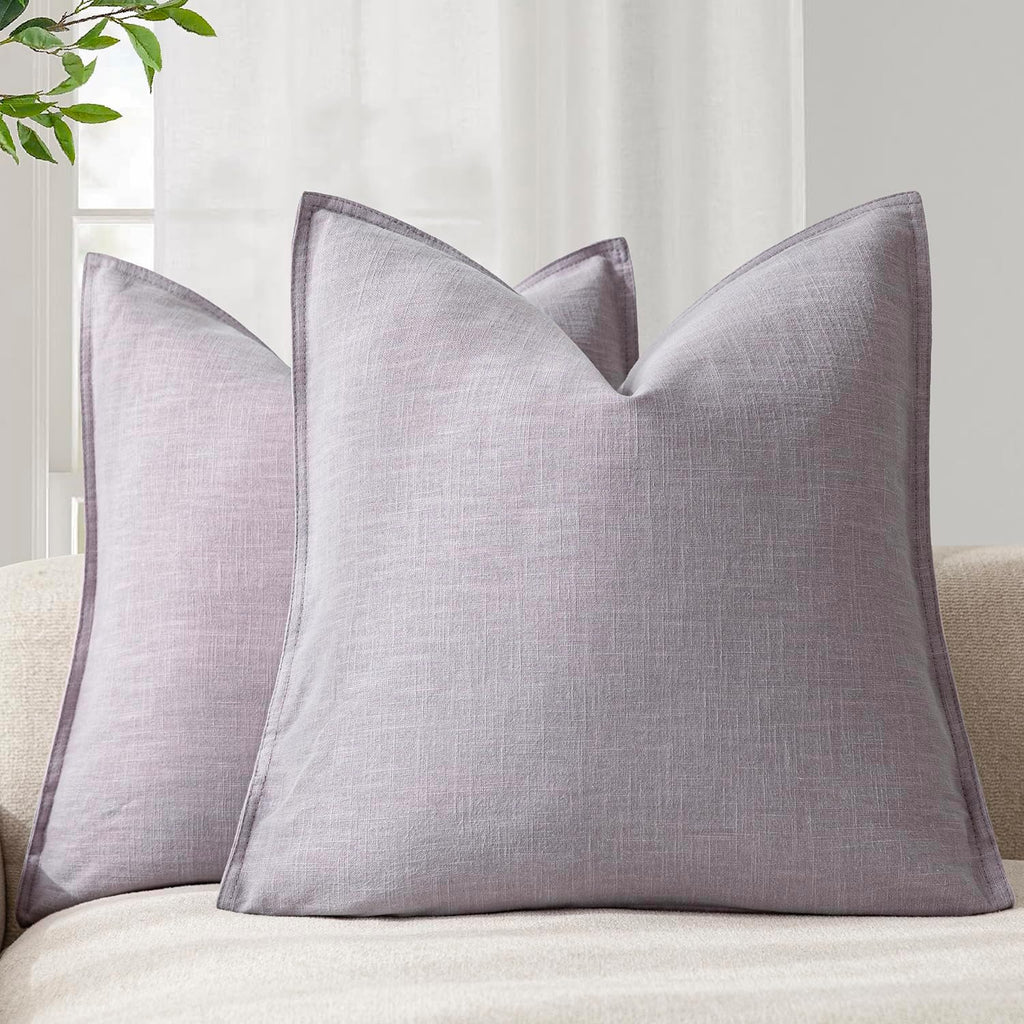 Linen-Style Cushion Covers – Set of 2