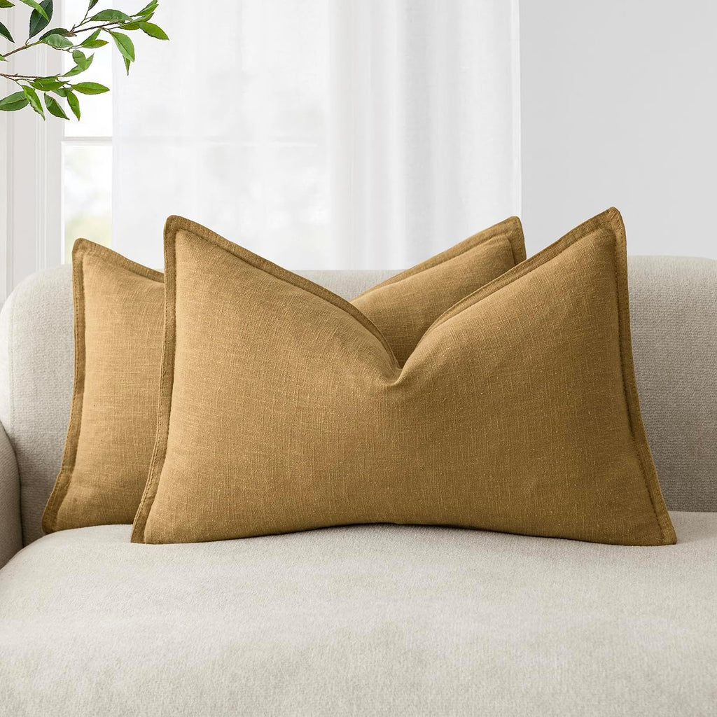 Linen-Style Cushion Covers – Set of 2