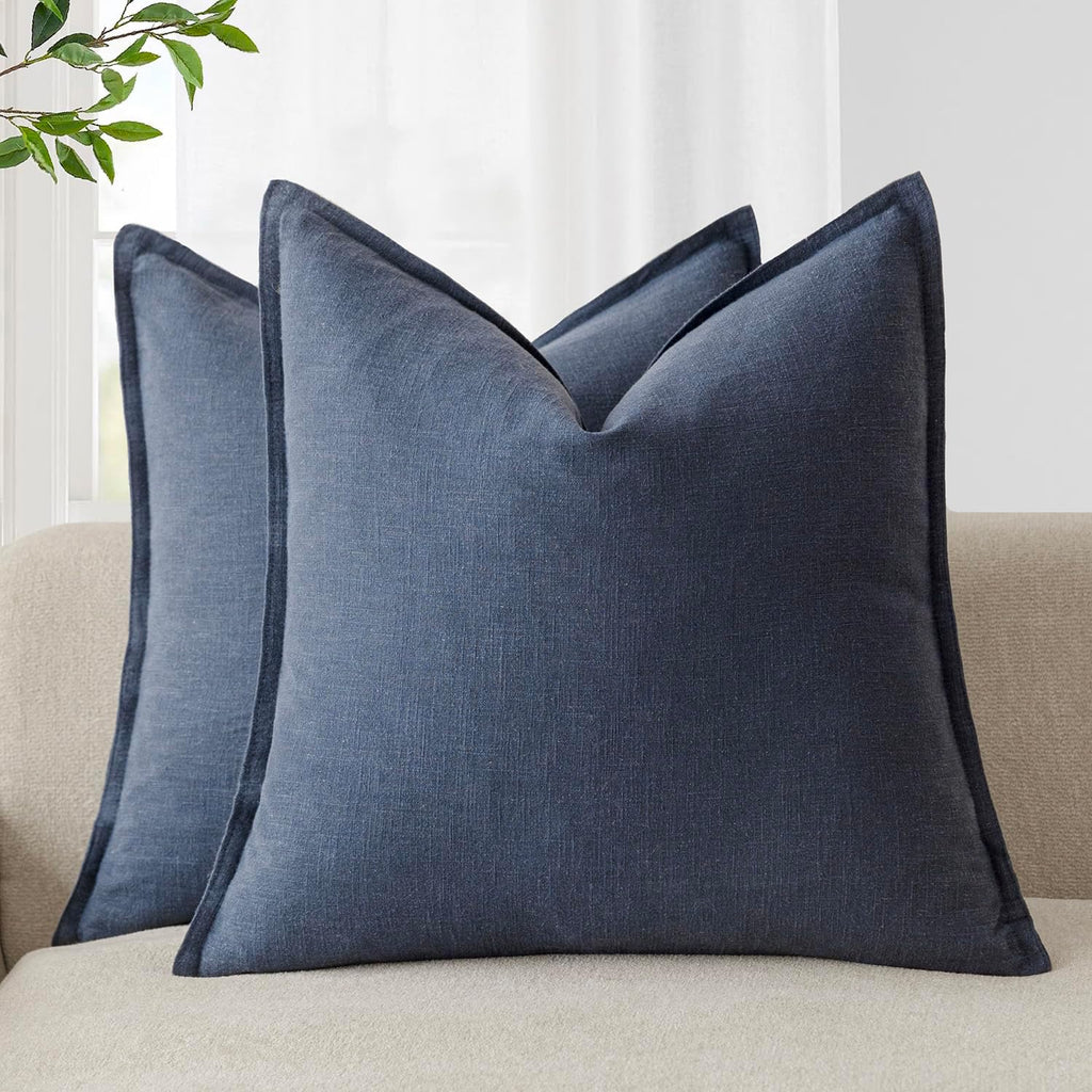 Linen-Style Cushion Covers – Set of 2