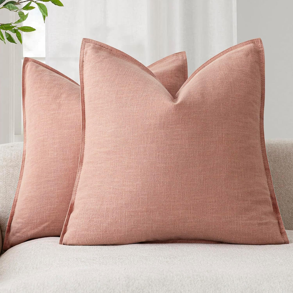Linen-Style Cushion Covers – Set of 2
