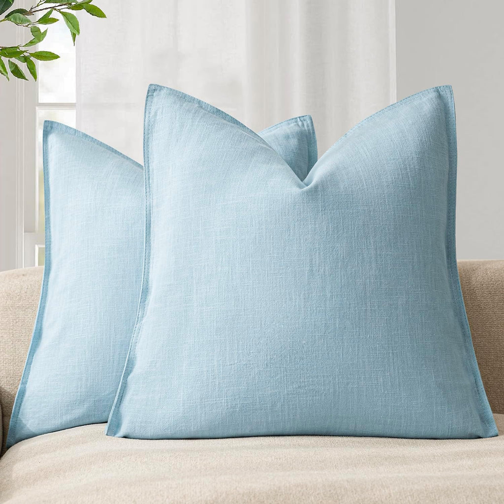 Linen-Style Cushion Covers – Set of 2
