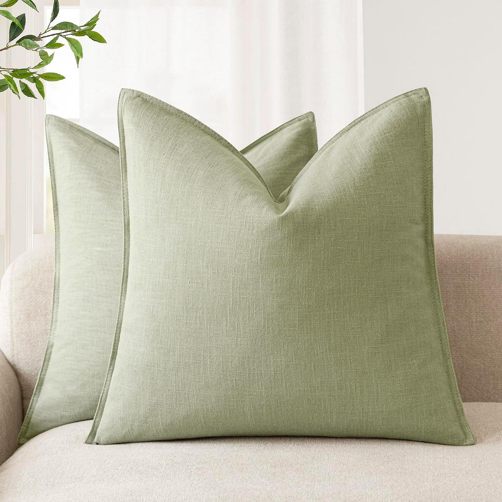 Linen-Style Cushion Covers – Set of 2