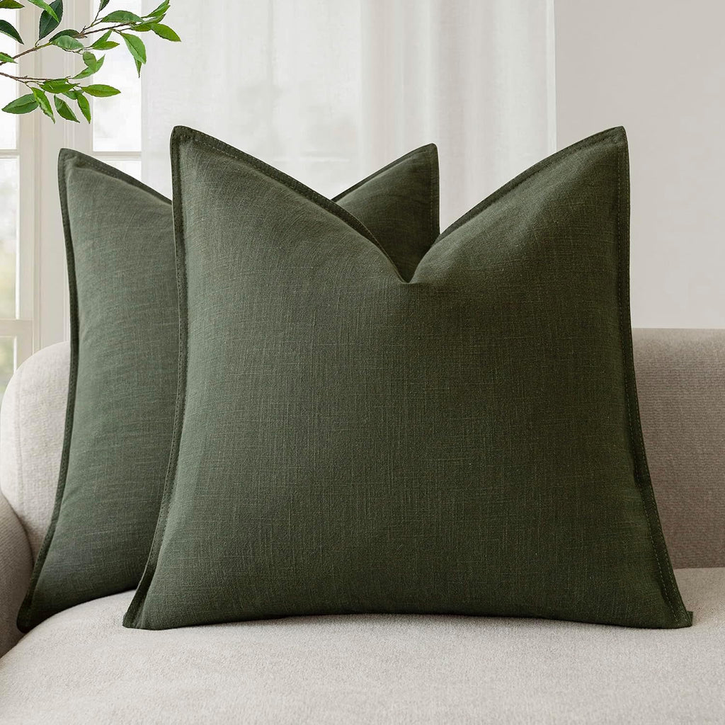 Linen-Style Cushion Covers – Set of 2