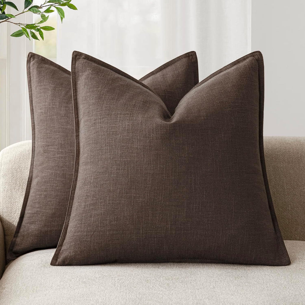 Linen-Style Cushion Covers – Set of 2