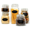 Glass Storage Jars - Set of 5