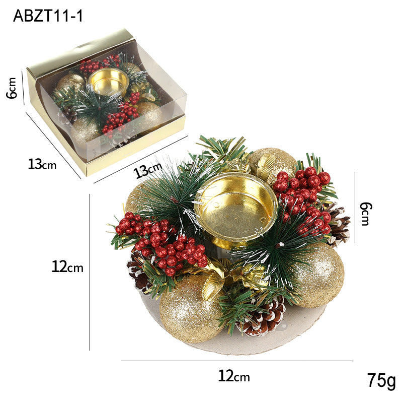 Christmas Wreath Candle Holder
