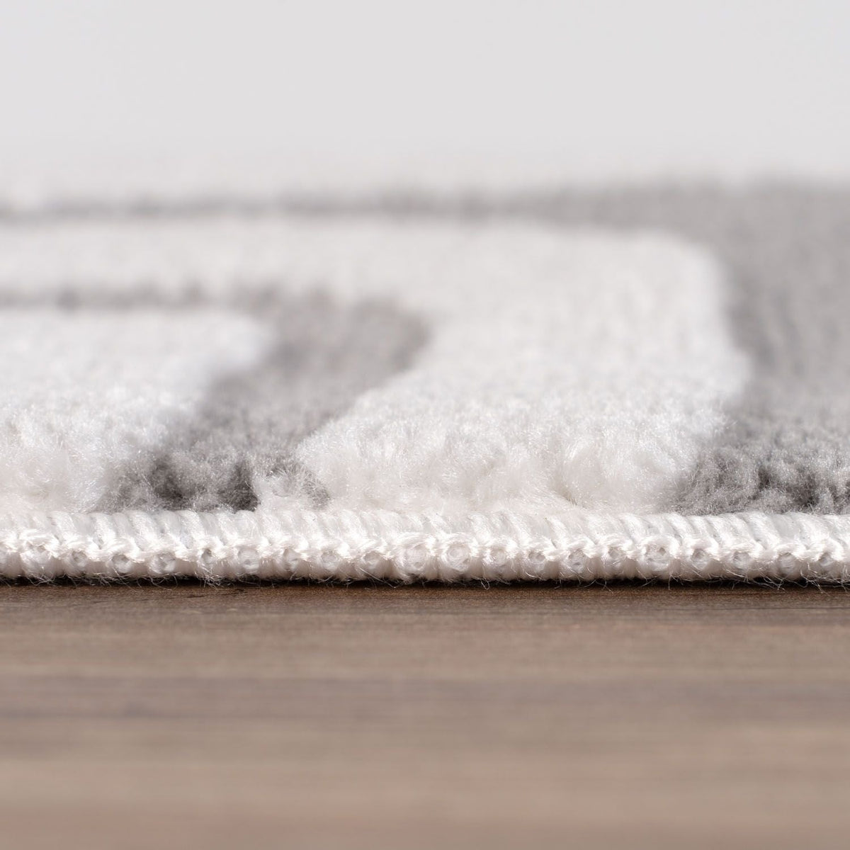 Modern Grey Geometric Rug