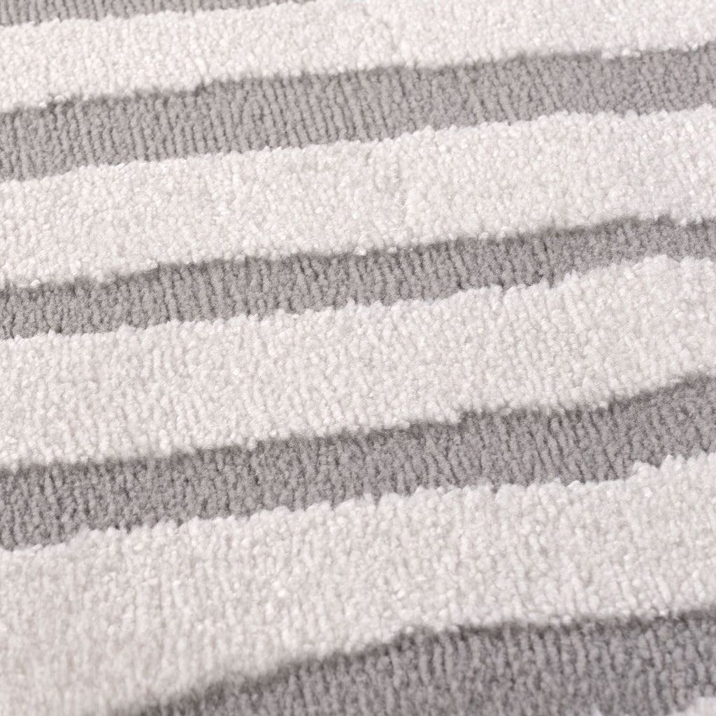 Modern Grey Geometric Rug