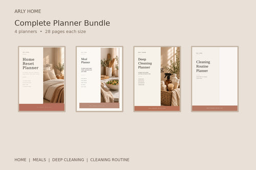 Preview of the downloadable planner's pages