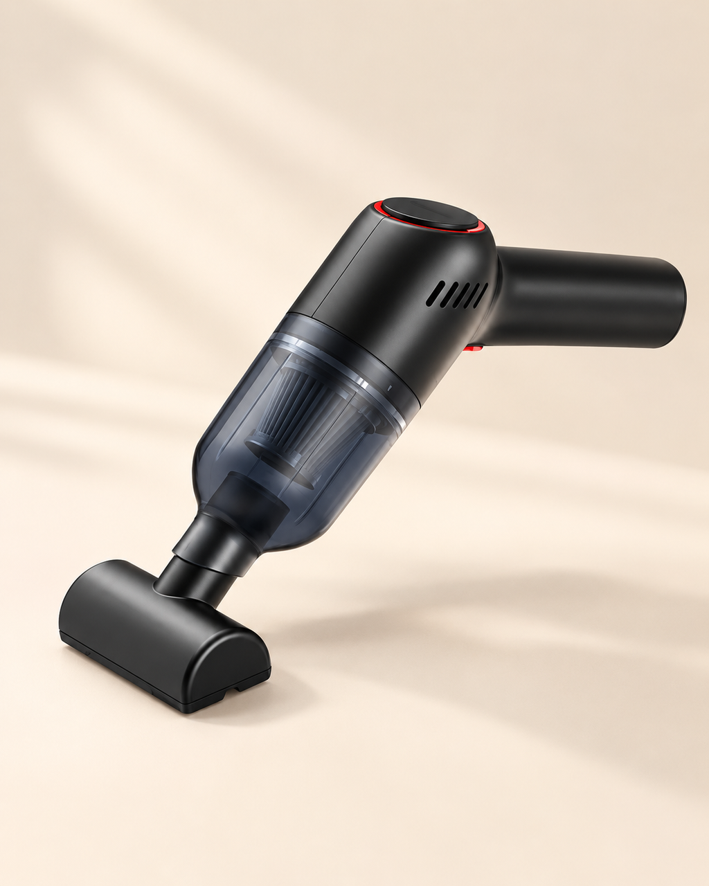 Everyday Sofa & Mattress Vacuum on a clean warm beige background