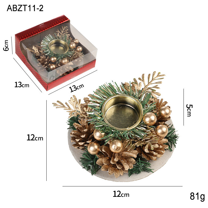 Christmas Wreath Candle Holder