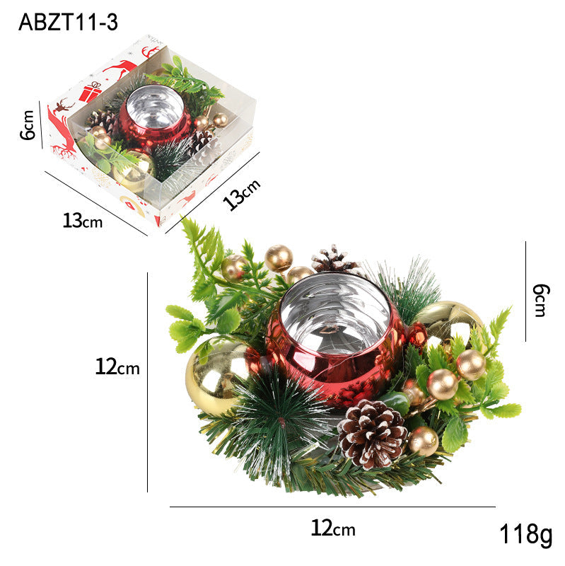 Christmas Wreath Candle Holder
