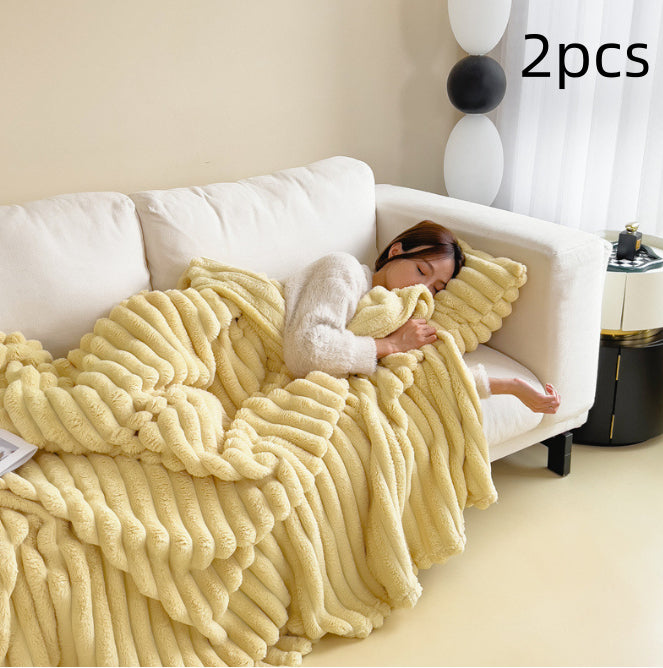 Bubble Plush Throw Blanket – Soft, Cosy Comfort