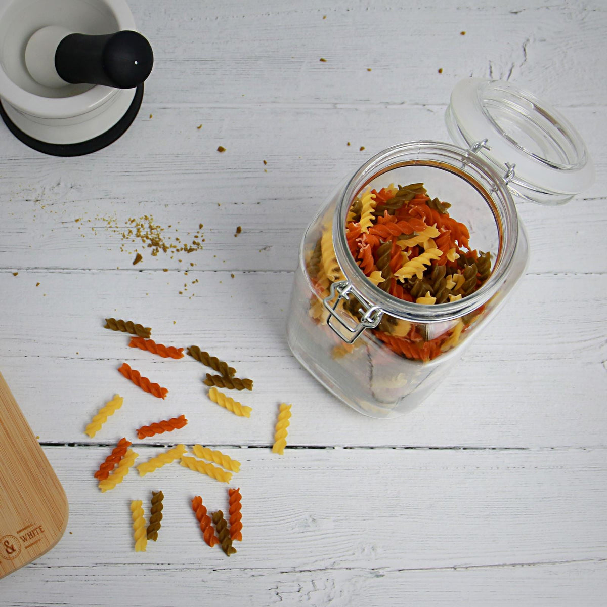 Glass Storage Jars - Set of 5