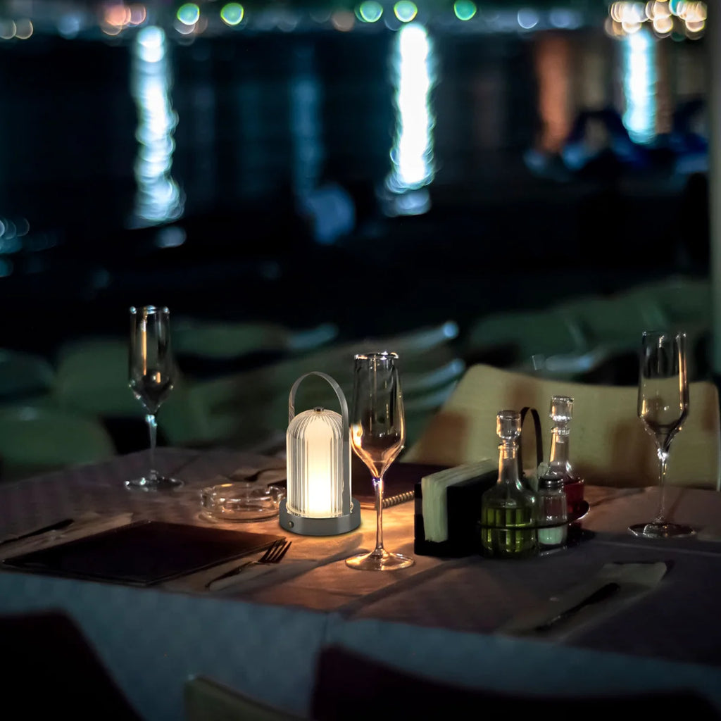 Gleam Guard Rechargeable LED Lantern Table Lamp