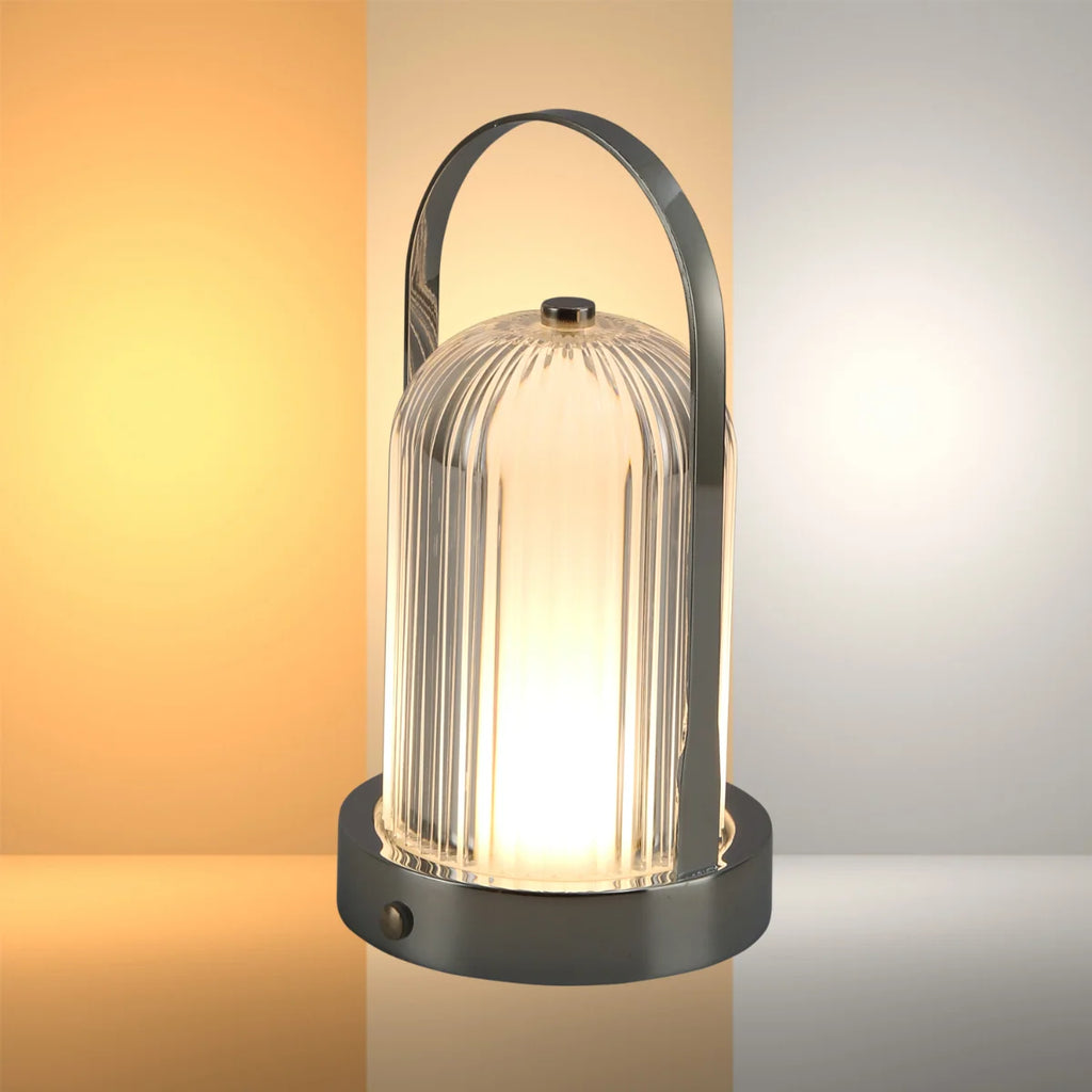 Gleam Guard Rechargeable LED Lantern Table Lamp