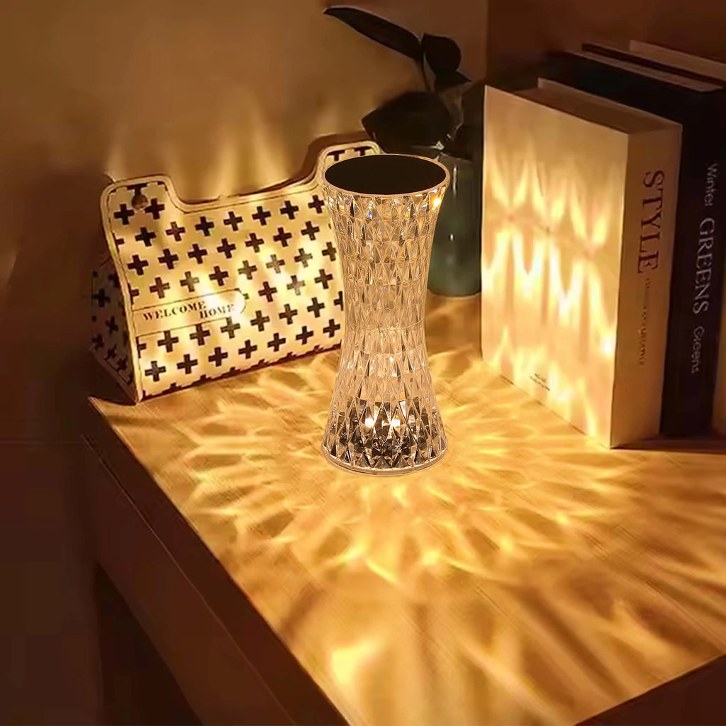Lumi Crystal Touch Rechargeable LED Table Lamp