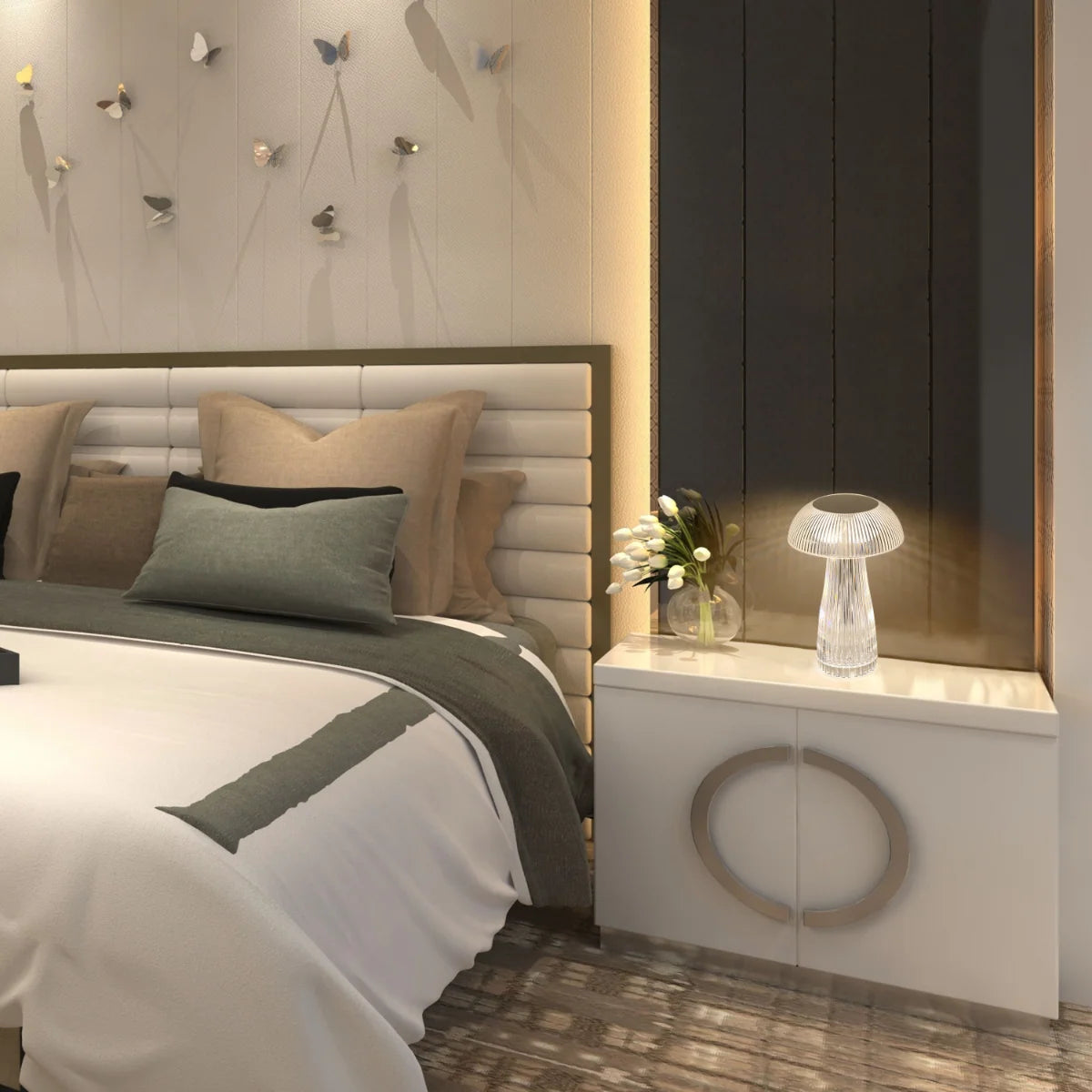 Lumi Crystal Touch Rechargeable LED Table Lamp
