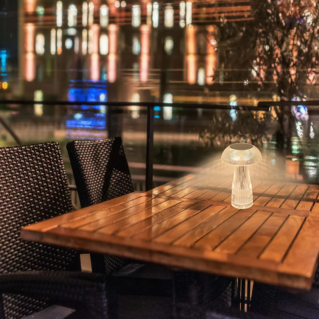 Lumi Crystal Touch Rechargeable LED Table Lamp