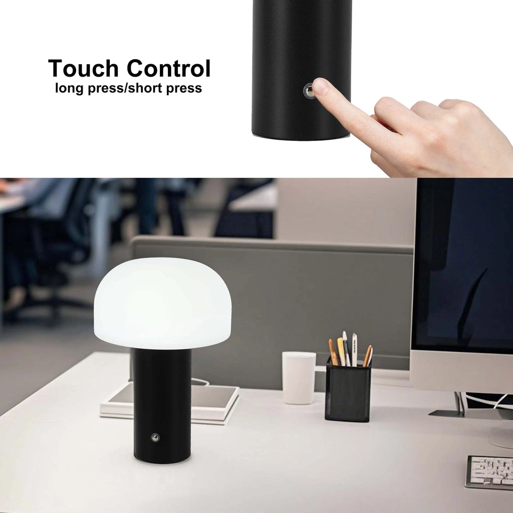 Modern Mushroom Rechargeable LED Table Lamp