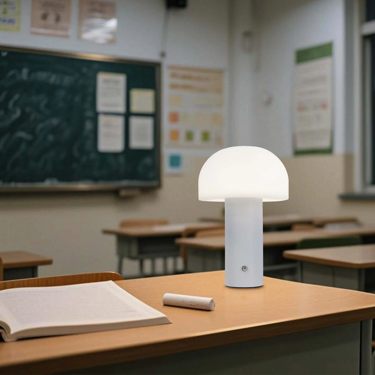Modern Mushroom Rechargeable LED Table Lamp