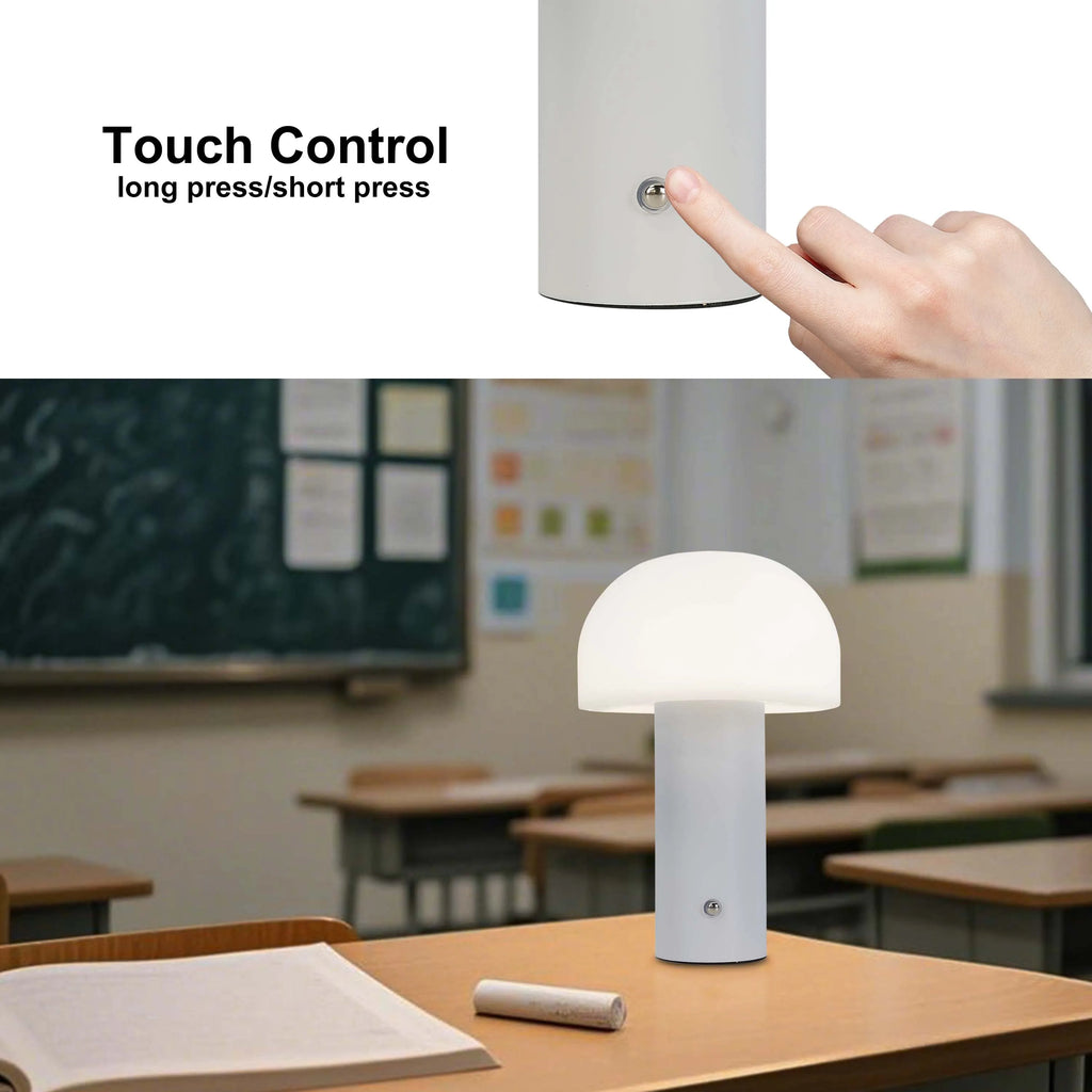 Modern Mushroom Rechargeable LED Table Lamp