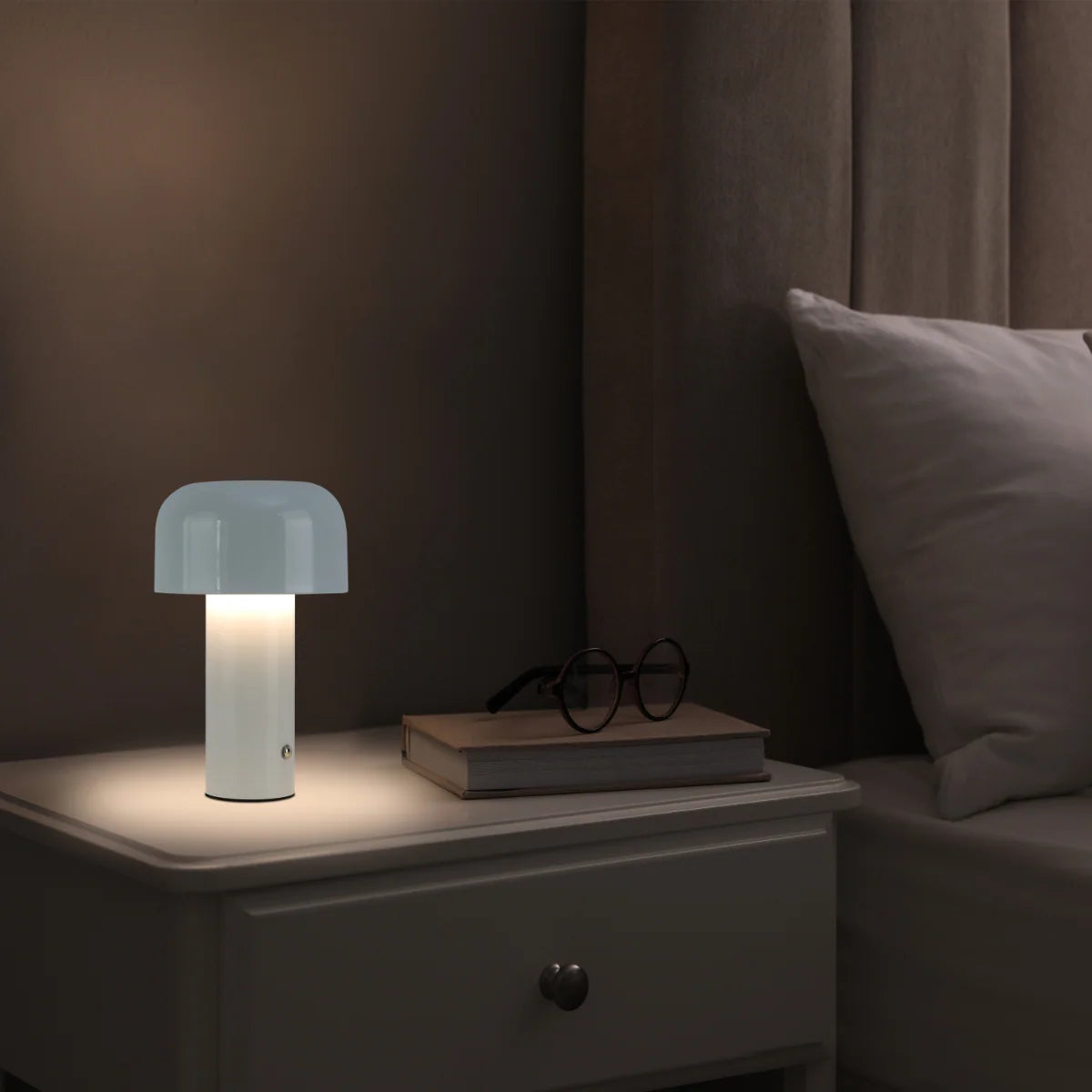 Modern Mushroom Rechargeable LED Table Lamp
