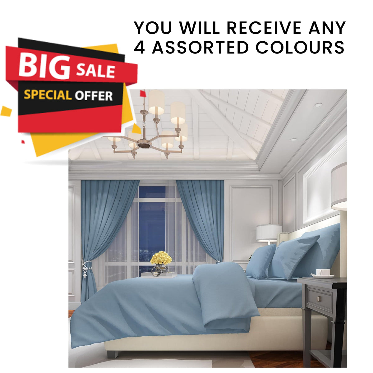 Cosy Brushed Cotton Fitted Sheets – 4 Pack by Olivia Rocco